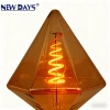 NEWDAYS brand cross-border new pointed diamond brown filament lamp E27, commonly used screw-type retro American energy-saving bulb, energy-saving high-brightness, ultra-long battery life, limited-time discount bulb details Picture